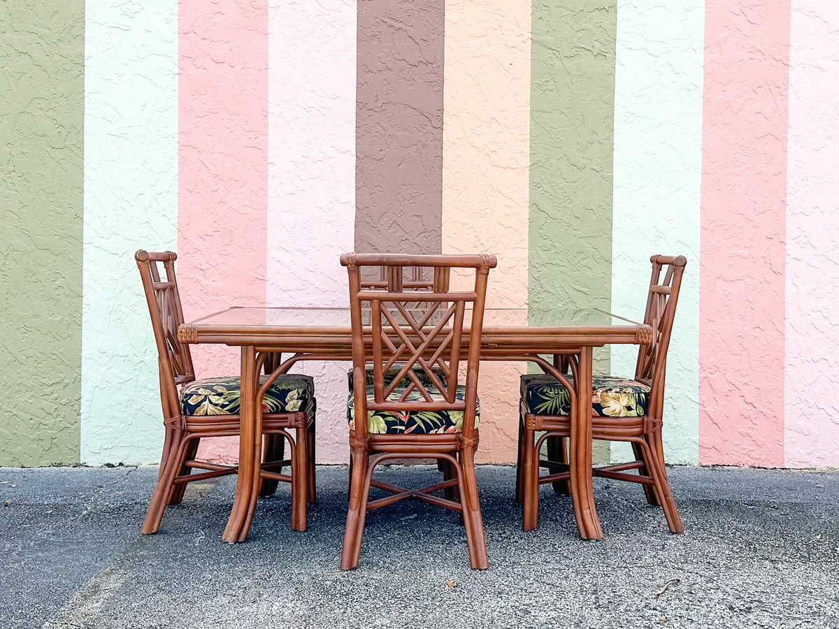 Island Style Rattan Dining Set