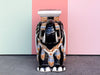 Black Ceramic Elephant Garden Seat