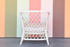 Ficks Reed Rattan Lattice Lounge Chair