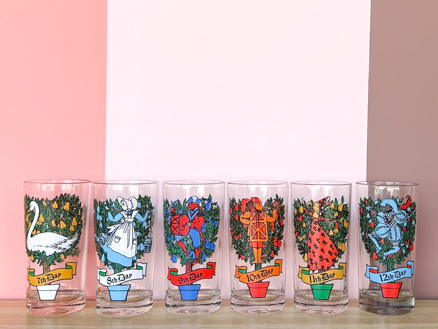 Twelve Days of Christmas Glassware