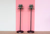 Set of Five Palm Tree Candle Holders
