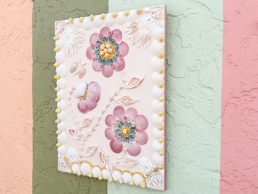 Lavender Flowers Shell Panel