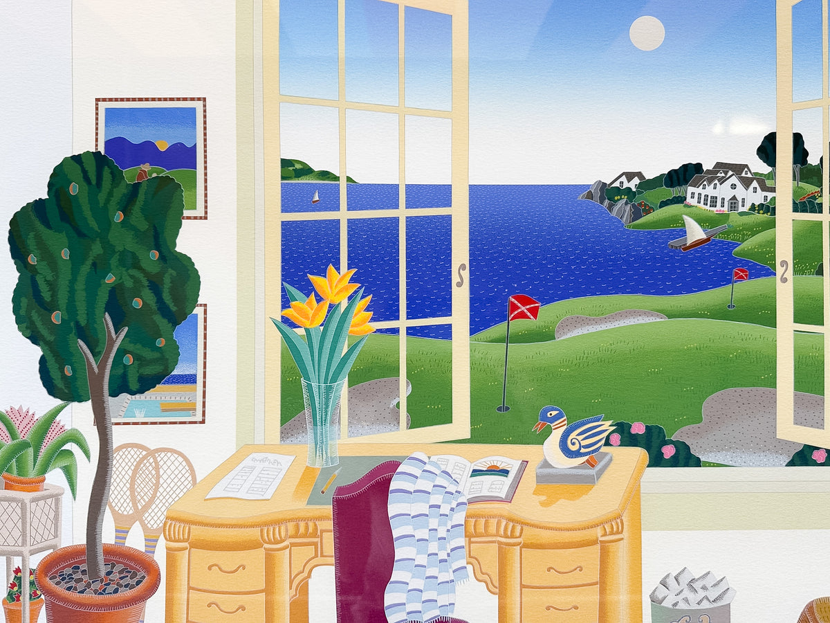 Sportsman's Study by Thomas McKnight (Original Serigraph on Paper)