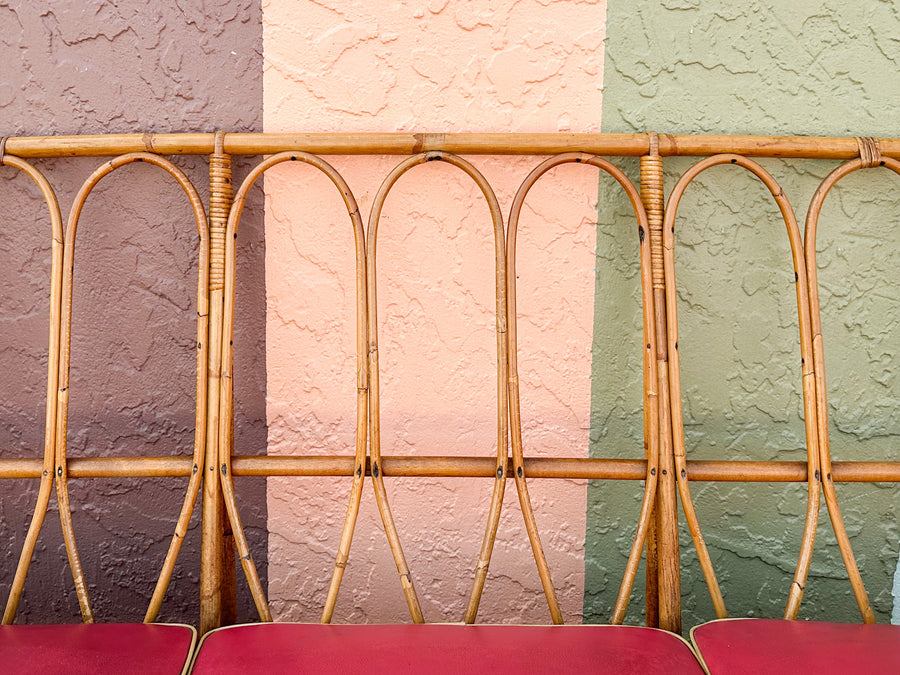 1940s Heywood Wakefield Rattan Sofa