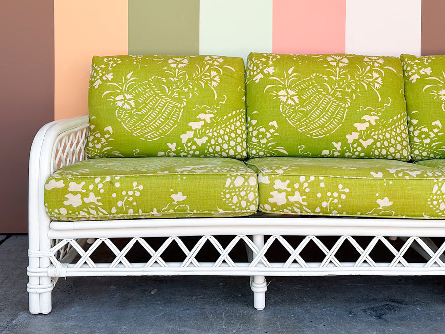 Ficks Reed Rattan Sofa