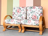 Old Florida Rattan Loveseat