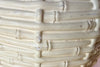 Faux Bamboo Ceramic Basket Lamp