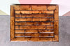 Trio of Tortoiseshell Bamboo Nesting Tables