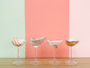 Set of Four Chic Shell Coupes