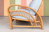 Old Florida Rattan Sofa