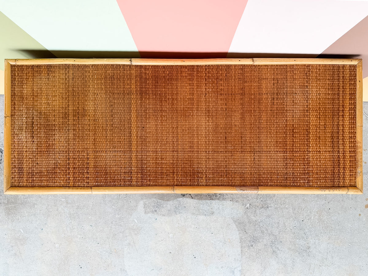 Italian Rattan and Seagrass Server