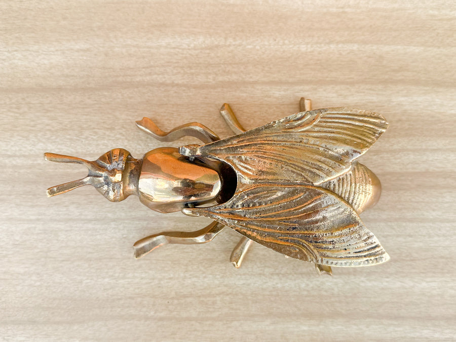 Brass Fly Trinket Dish