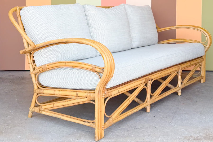 Island Chic Rattan Sofa