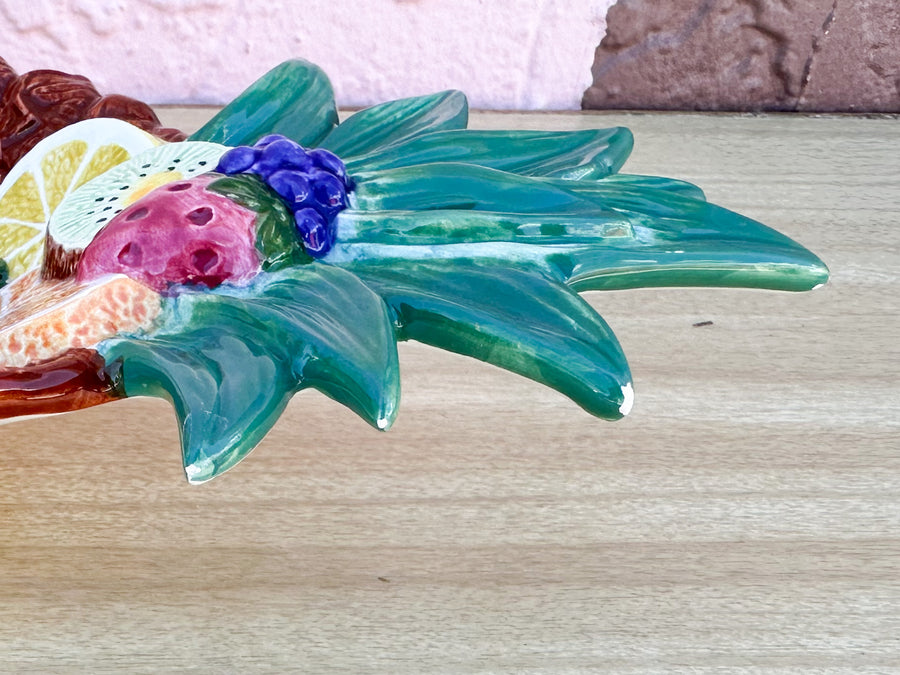 Pair of Fitz and Floyd Pineapple Dishes
