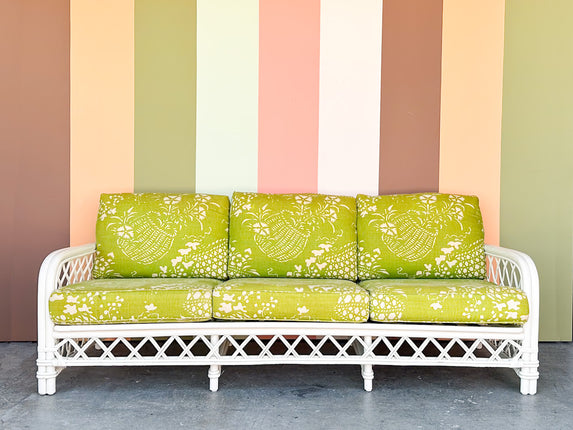 Ficks Reed Rattan Sofa