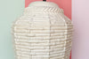 Faux Bamboo Ceramic Basket Lamp