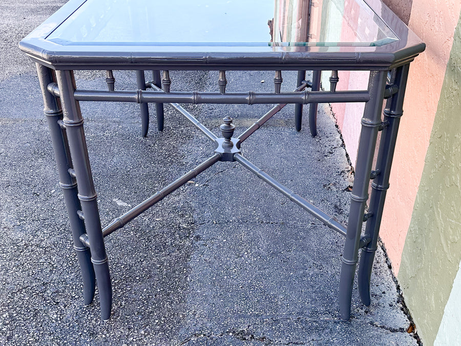 Palm Beach Faux Bamboo Dining Table