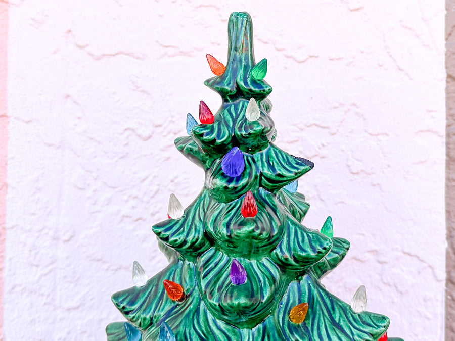 Medium Green Ceramic Christmas Tree