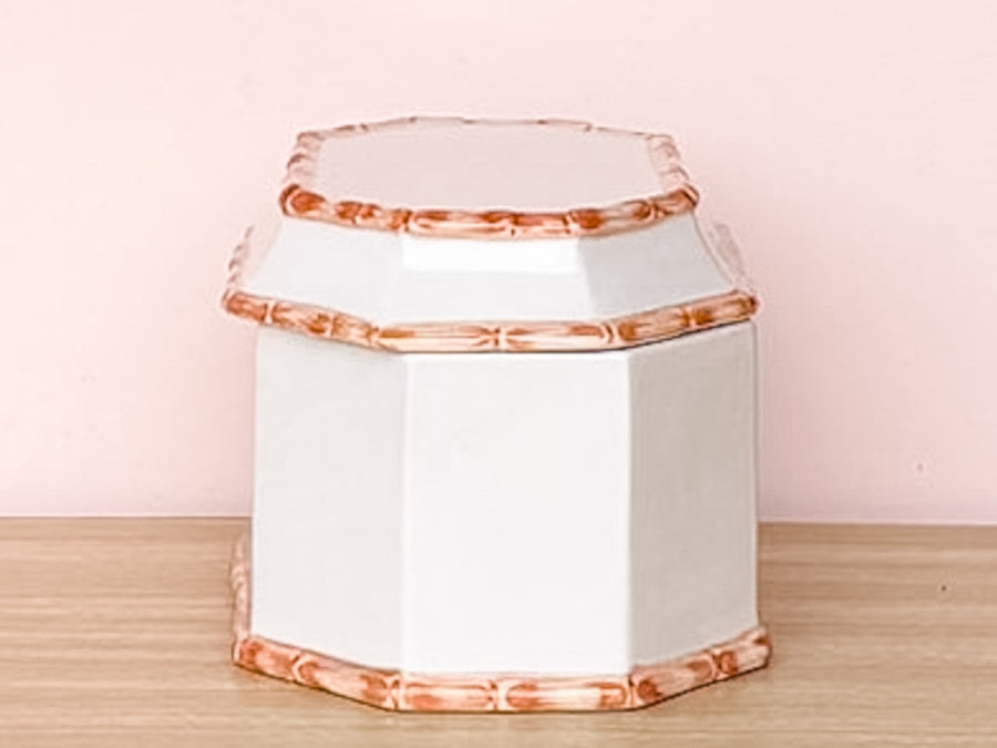 Faux Bamboo Italian Trinket Dish
