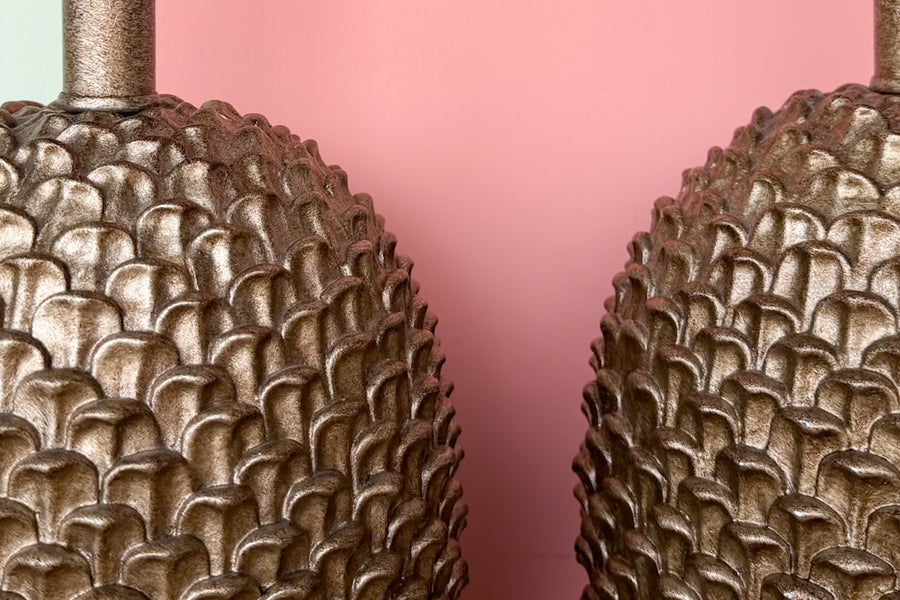 Pair of Artichoke Lamps