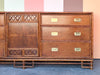 Handsome Tortoiseshell Rattan Dresser