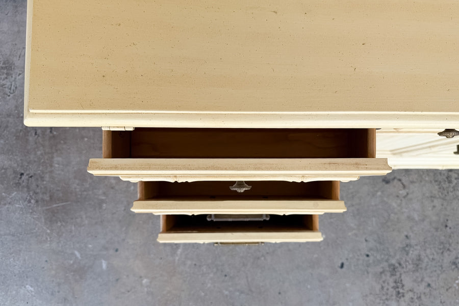 Thomasville Faux Bamboo Flip Top Server