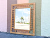 Rattan Grid MIrror