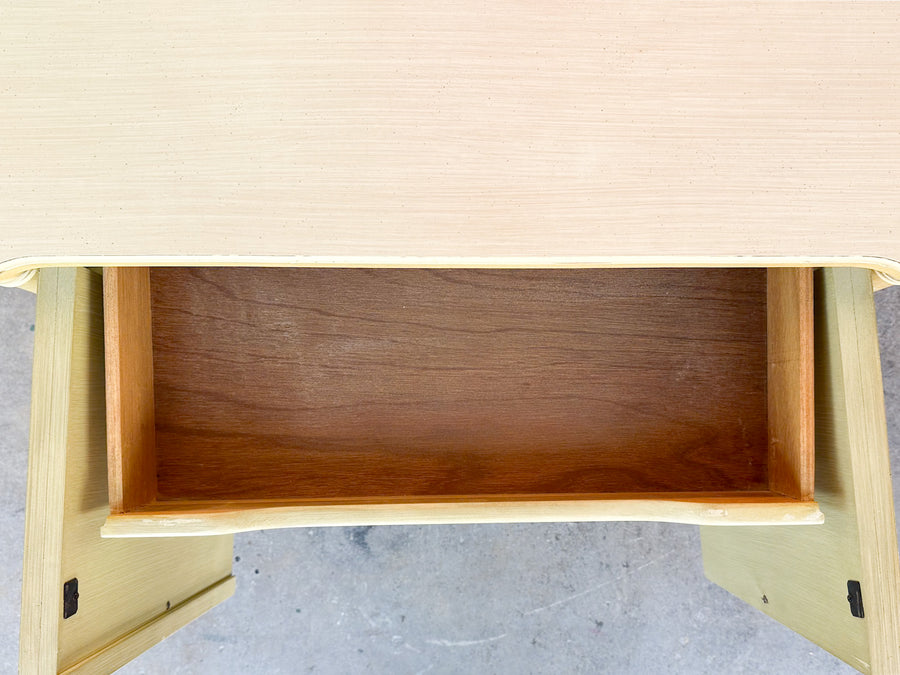 Oversized Henry Link Faux Bamboo Nightstand