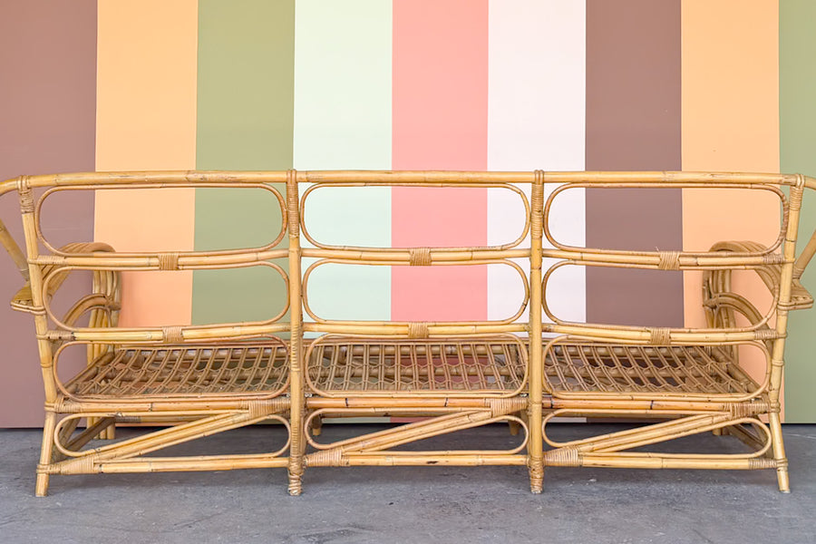 Island Chic Rattan Sofa
