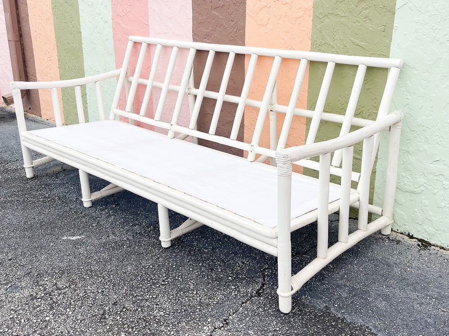 Fab Ficks Reed Rattan Sofa