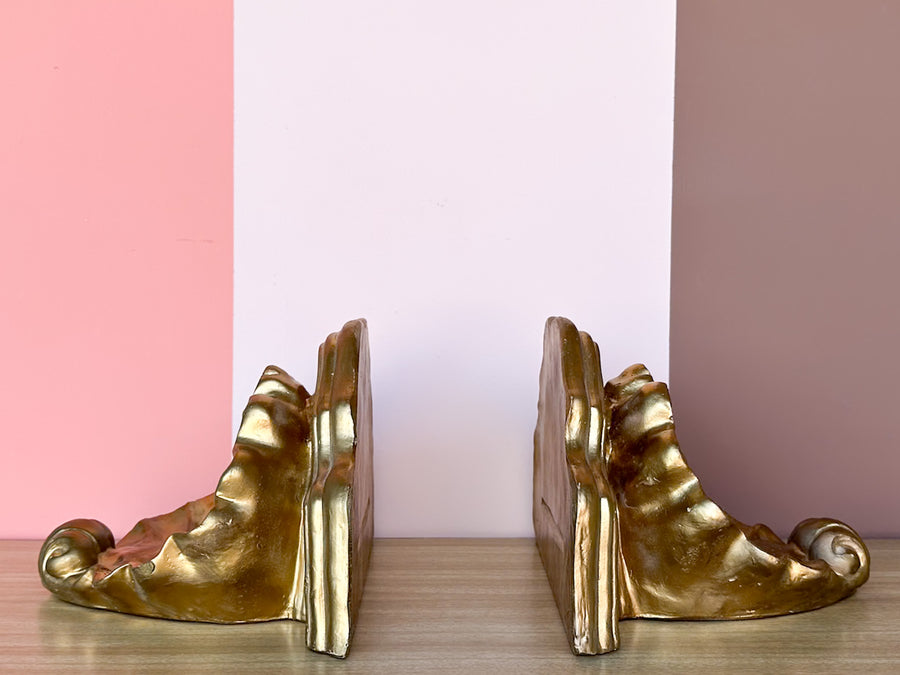 Pair of Ceramic Regency Style Wall Shelves