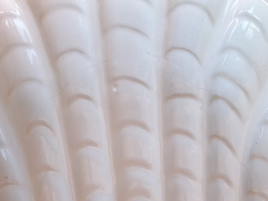 Pair of Kips Bay Show House Palm Beach Chic Shell Plates