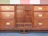 Handsome Tortoiseshell Rattan Dresser