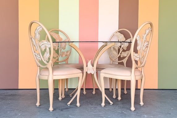 Brown Jordan Banana Leaf Outdoor Dining Set