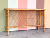 Old Florida Rattan Console