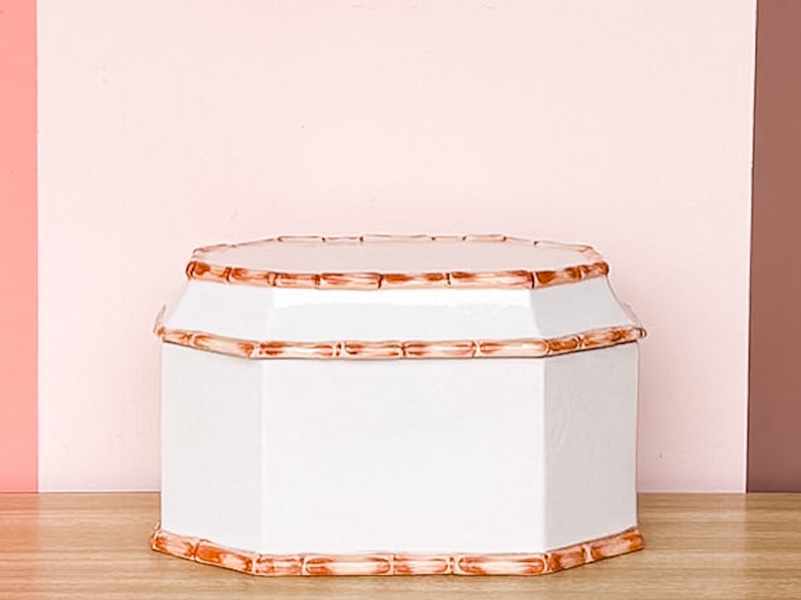 Faux Bamboo Italian Trinket Dish