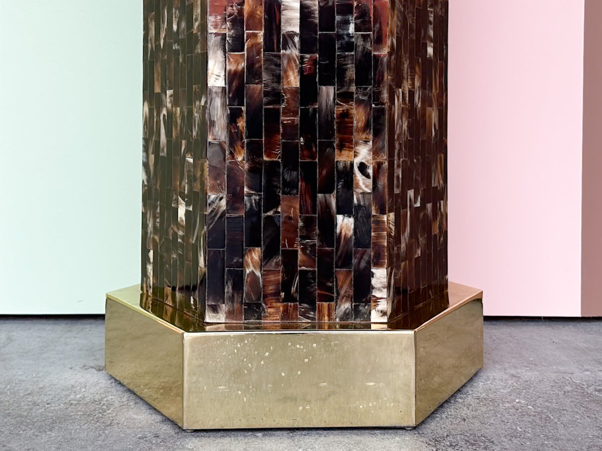Tessellated Tortoiseshell Pedestal