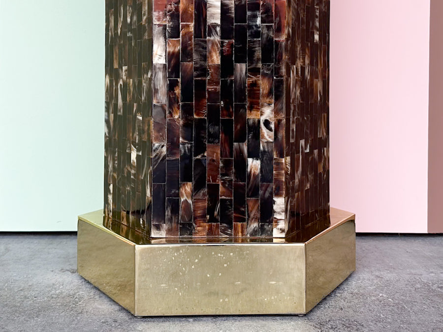 Tessellated Tortoiseshell Pedestal