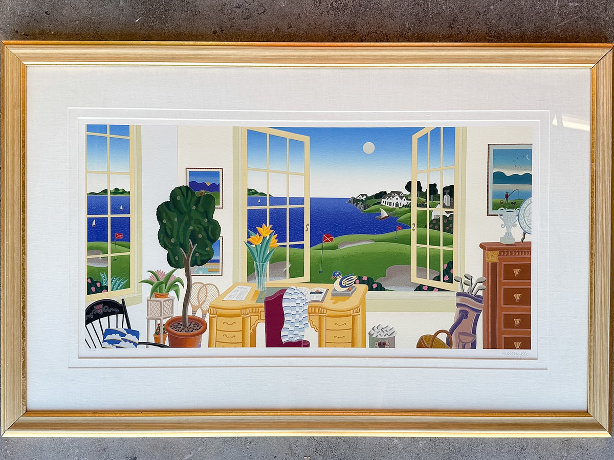 Sportsman's Study by Thomas McKnight (Original Serigraph on Paper)