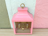 Modern Pink Pagoda Outdoor Sconce