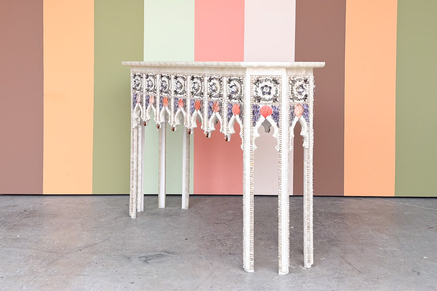 Custom Shell Chic Console