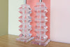 Pair of MCM Lucite Lamps