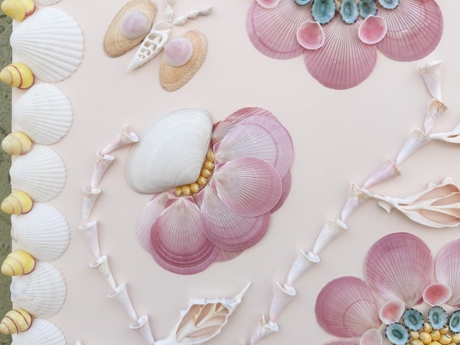 Lavender Flowers Shell Panel