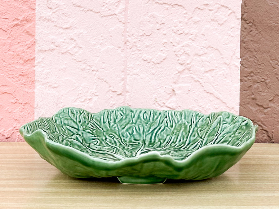 Bordallo Pinheiro Cabbageware Serving Dish