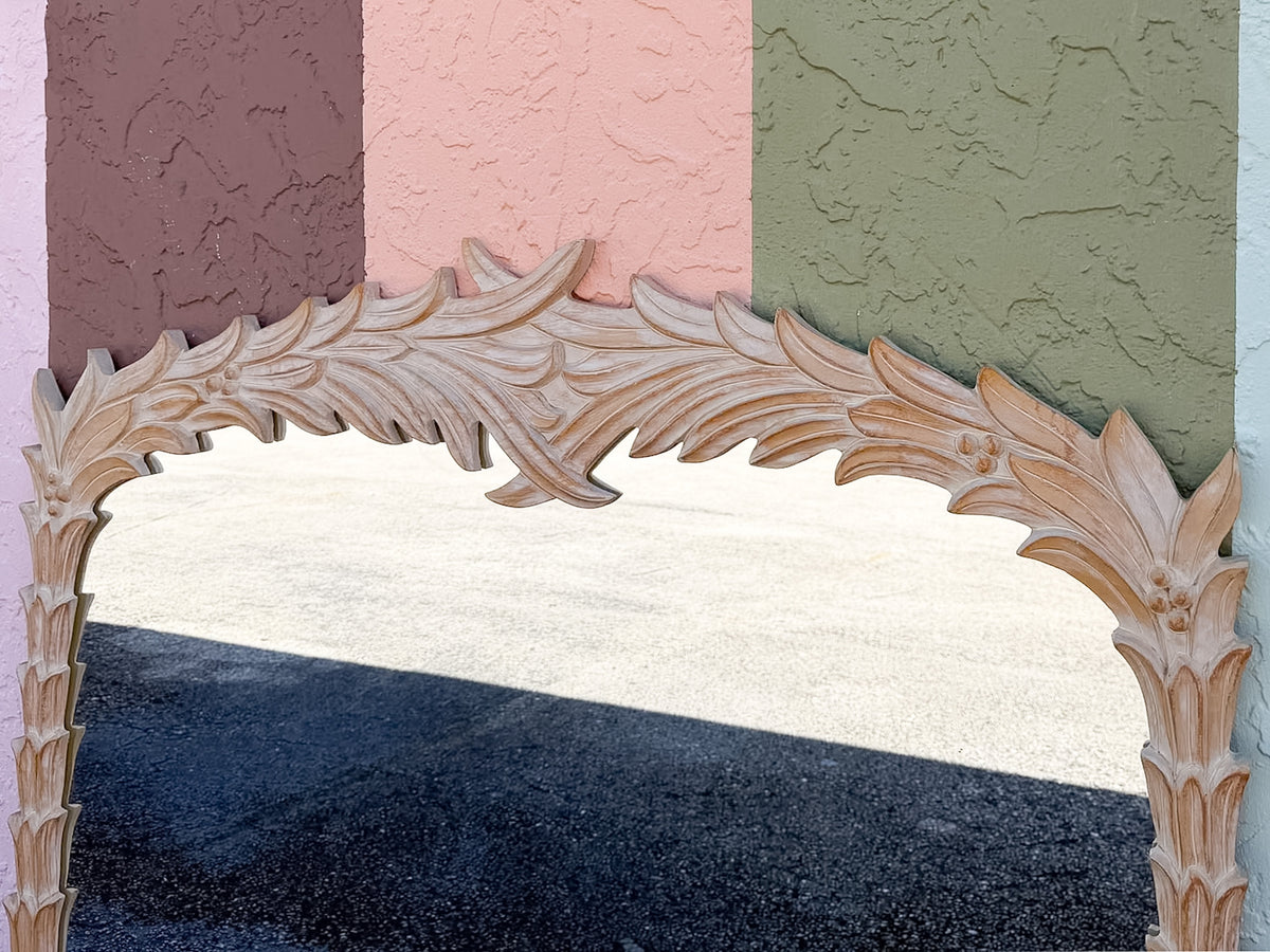 Large Roche Style Leaf and Berry Mirror