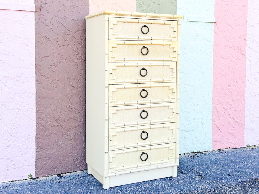 Faux Bamboo Drexel Lingerie Chest