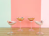 Set of Four Shell Chic Coupes