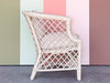 Ficks Reed Rattan Lattice Lounge Chair