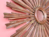 Italian Wood Sunburst Mirror
