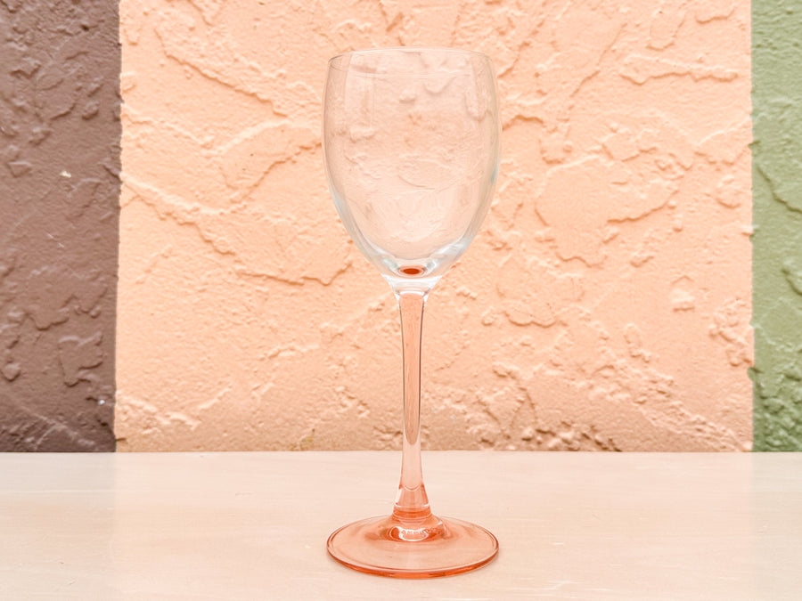 Set of Four Pink Chic Glassware